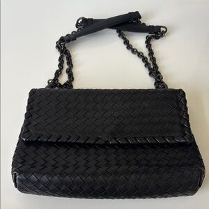 Bottega Veneta Black Olympia bag available !